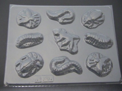 1306 Creepy Crawler Bugs Chocolate Candy Mold